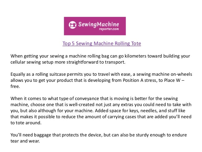 sewing machine carrying case with wheels