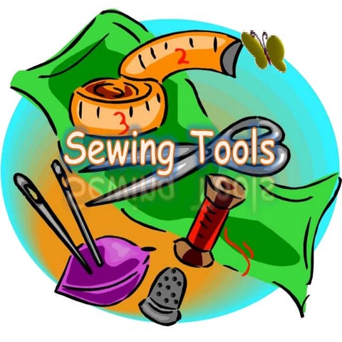 sewing tools and equipment clipart fish