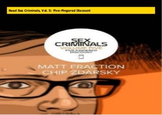 Read Sex Criminals, Vol. 5: Five-Fingered Discount