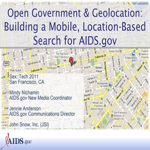 Open Government & Geolocation: Building a Mobile, Location-Based Search for A...