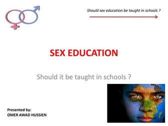 Sex education in schools