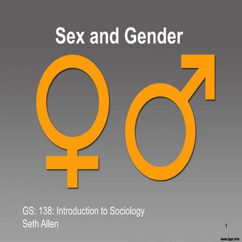 Sex & genderrevised333