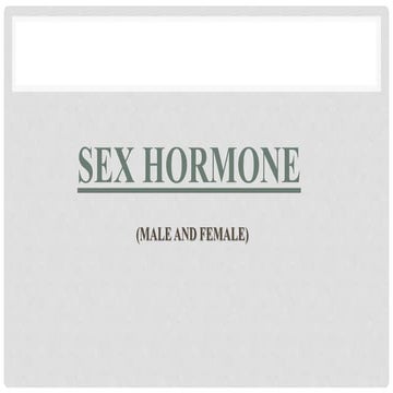 Sex hormones