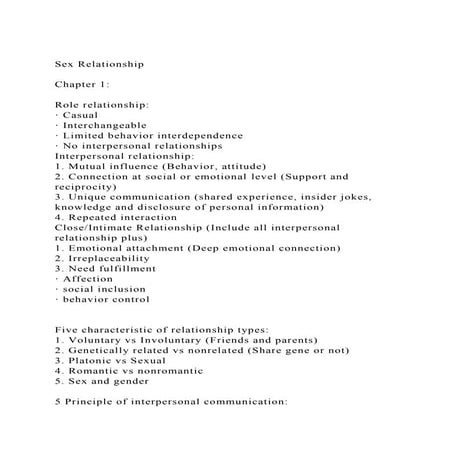 Sex RelationshipChapter 1Role relationship · Casual·.docx