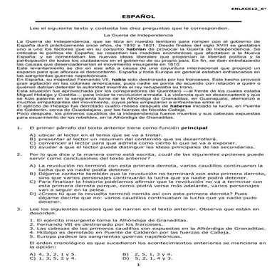 Sexto primaria enlace 2012