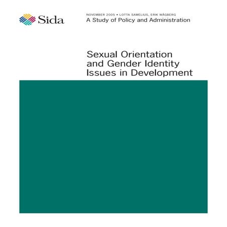 Sexual Orientation and Gender Identity Issues in Development