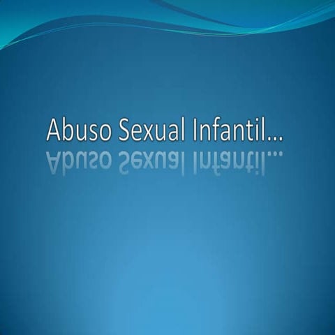 Abuso Sexual Infantil