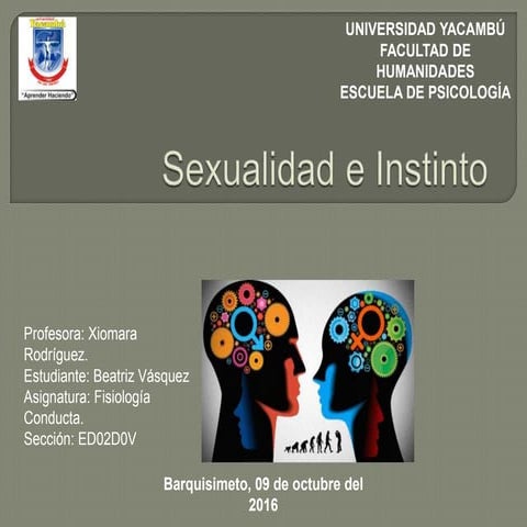 Sexualidad e instinto