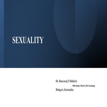 Sexual development, Sexual health, Sexual orientation, Sexuality factors, STI...