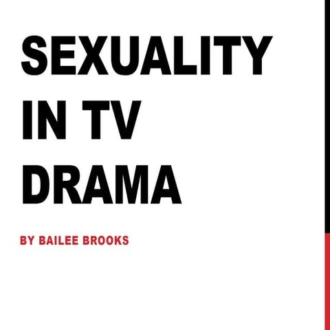 Sexuality in tv drama