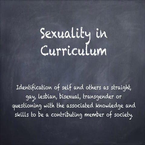 Sexuality In Curriculum 