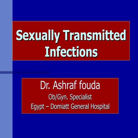 Sexually Transmitted Infections
