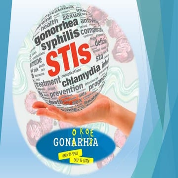 Sexually transmitted disease  gonorrhea