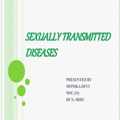 Sexually transmitted diseases