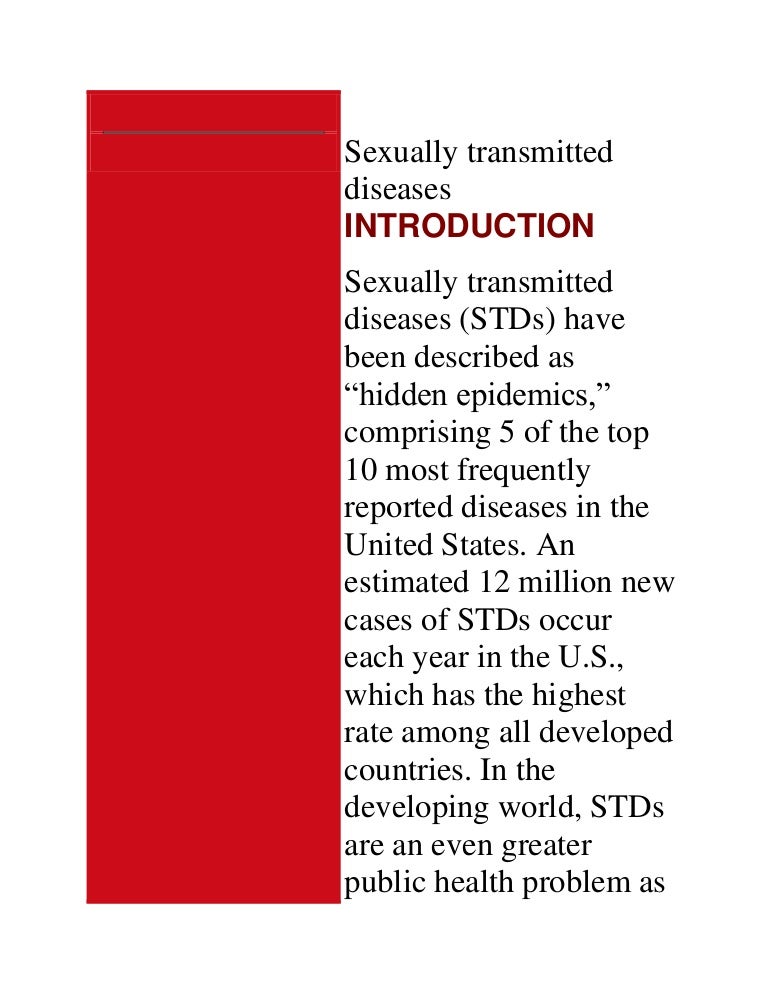 Sexually Transmitted Diseases