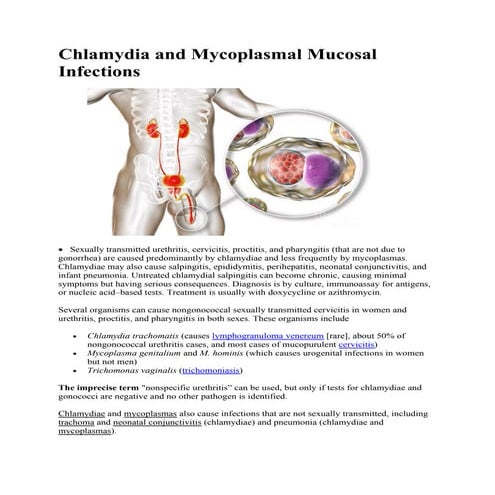 Sexually transmitted urethritis, cervicitis, proctitis, and pharyngitis (that...