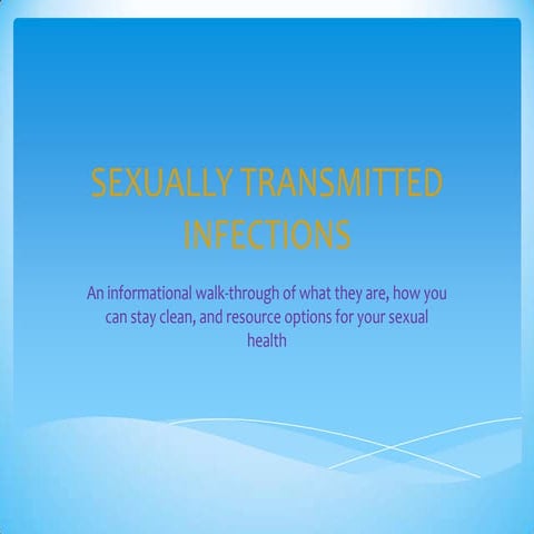 Sexually transmitted infections