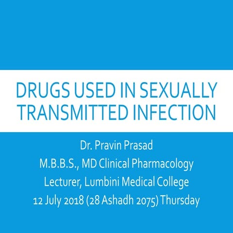 Sexually transmitted infections | PPTX