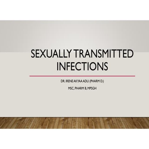 Sexually Transmitted Infections-pharmacotherapeutics | PDF