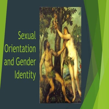 Sexual orientation and Gender Identity