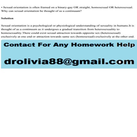 • Sexual orientation is often framed on a binary-gay OR straight; ho.pdf