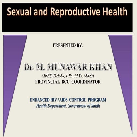 Sexual reproductive health introduction