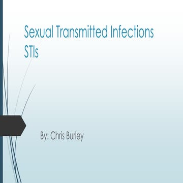 Sexual transmitted infections st is | PPTX