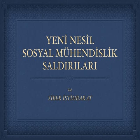 IstSec'14 - Seyfullah KILIÇ - Sosyal Mühendisilk