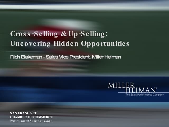 Cross-Selling & Up-Selling with Mil...