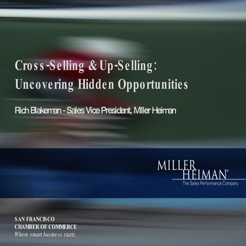 Cross-Selling & Up-Selling with Miller Heiman