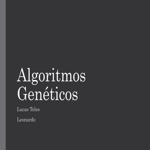 Algoritmos geneticos