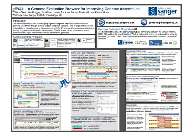 gEVAL - A Genome Evaluation Browser...