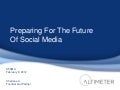 Preparing For The Future Of Social Media