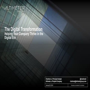 Top Digital Transformation Trends and Priorities for 2016