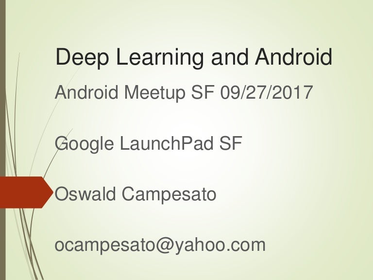 deep learning android