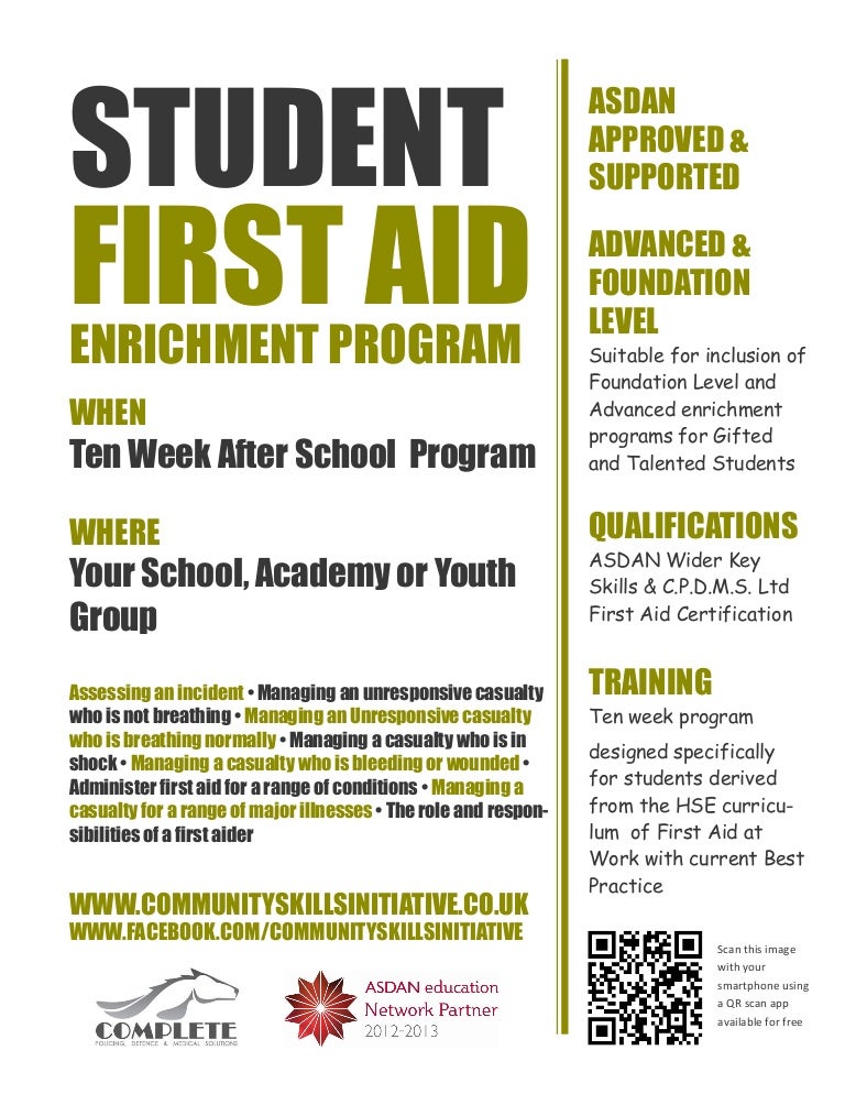 Students First Aid