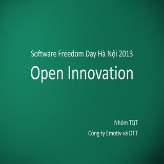 SFD 2013 Hanoi: DTT Keynote Speech ...