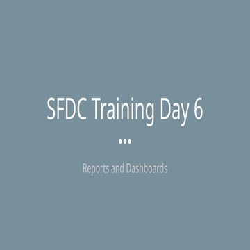 Trailblazer Community SFDC Training Day 6