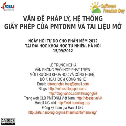 Sfd hanoi2012 lê trung nghĩa   khiacanhphaply-foss-sfd2012-120914190836-phpapp02
