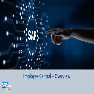 SAP SuccessFactors EC realted Presentation