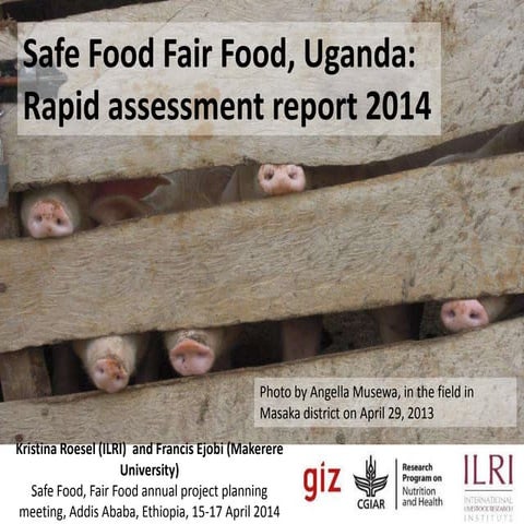 Safe Food Fair Food, Uganda: Rapid assessment report 2014