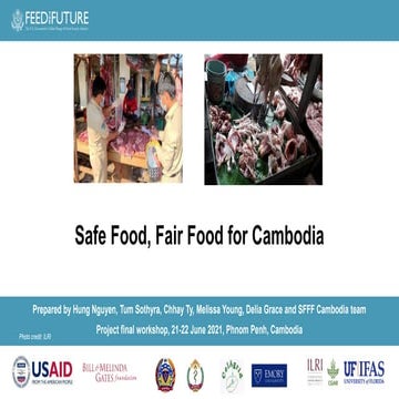 Safe Food, Fair Food for Cambodia project
