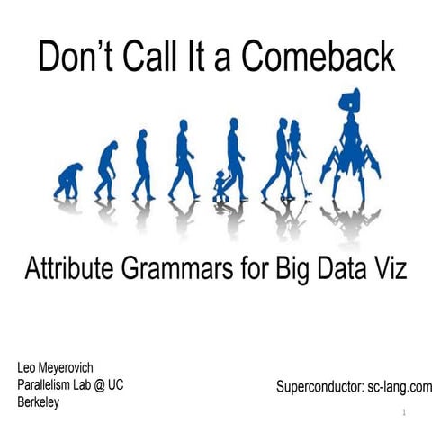 Don't Call It a Comeback: Attribute Grammars for Big Data Visualization