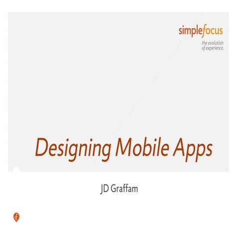 Designing Mobile Apps