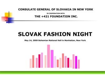 Slovak Fashion Night, New York 2009