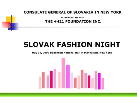Slovak Fashion Night, New York 2009