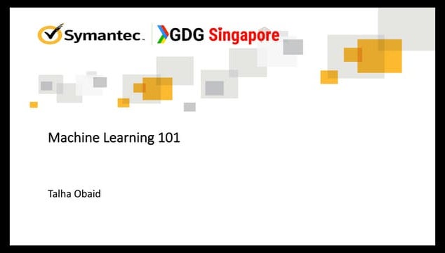 Machine Learning 101