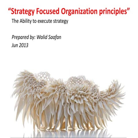 Strategy Focused Organization Principles in 10min