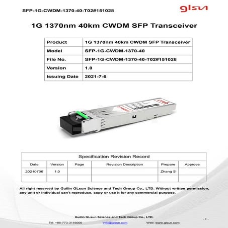 sfp-1g-cwdm-1370nm-40km-fiber-tranceiver-151028.pdf