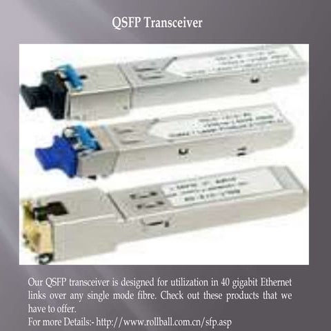 Qsfp transceiver | PPTX